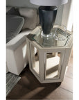 Artistica Home Zeitgeist Linen Hexagonal End Table 01-2141-952