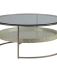 Artistica Home Cumulus Capiz Round Cocktail Table 01-2156-943C