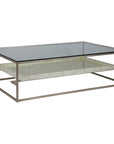 Artistica Home Cumulus Capiz Rectangular Cocktail Table