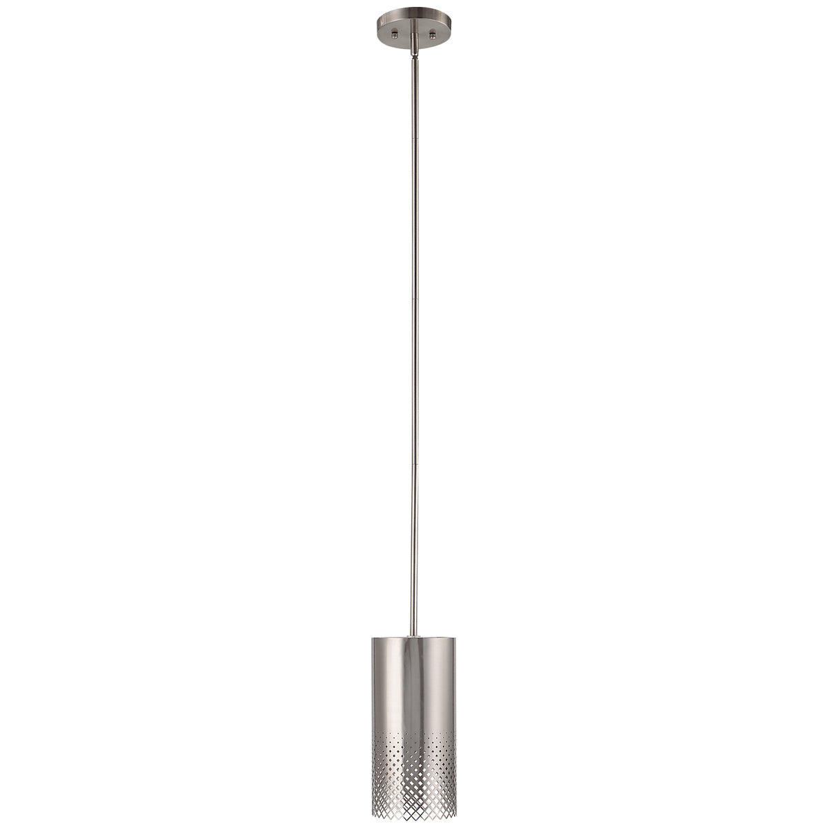 Uttermost Manheim 1-Light Nickel Cylinder Pendant