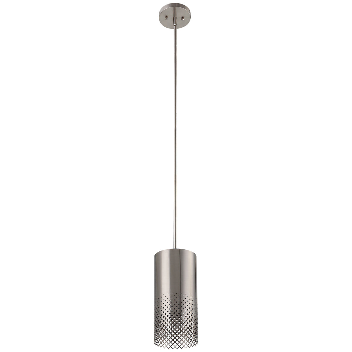 Uttermost Manheim 1-Light Nickel Cylinder Pendant