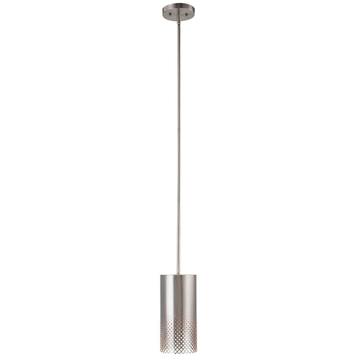 Uttermost Manheim 1-Light Nickel Cylinder Pendant