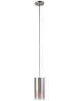 Uttermost Manheim 1-Light Nickel Cylinder Pendant