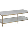 Artistica Home Sashay Gold Rectangular Cocktail Table 2214-945