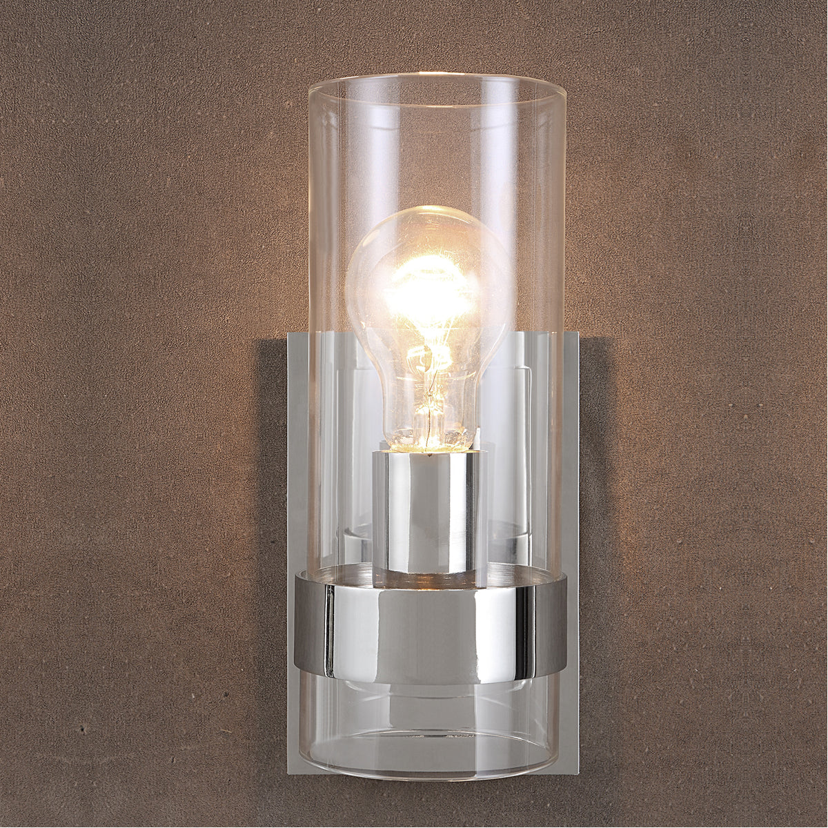 Uttermost Cardiff 1-Light Cylinder Sconce