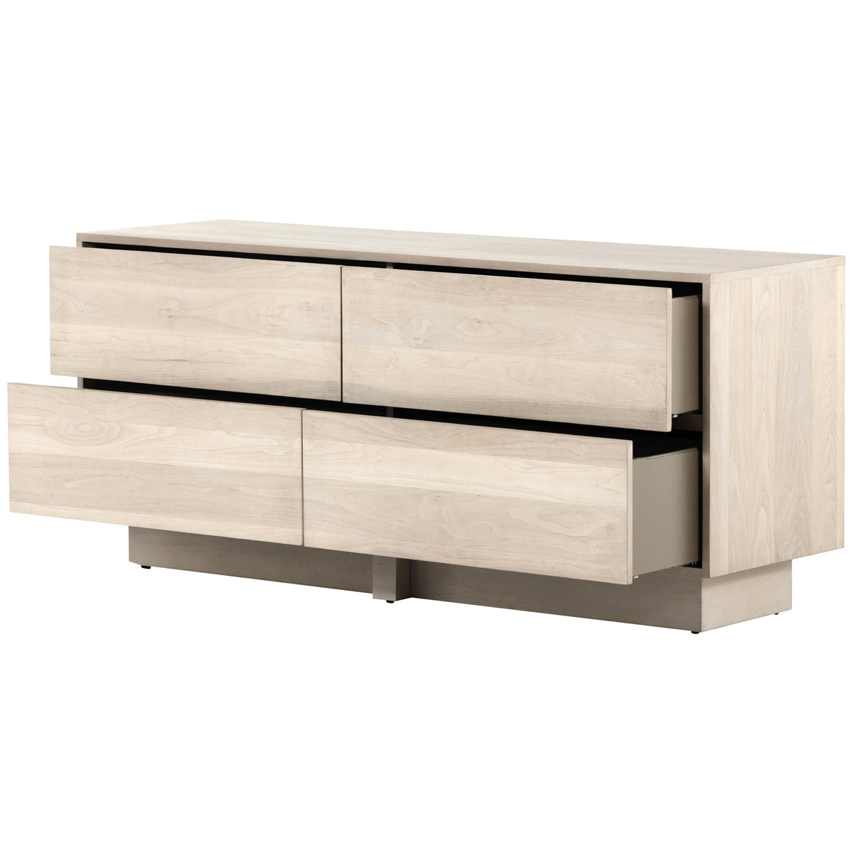 Four Hands Wesson Bodie 4-Drawer Dresser - Ashen Walnut