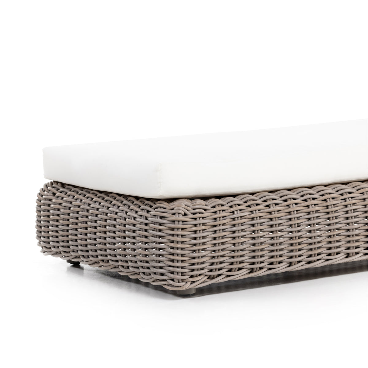 Four Hands Solano Como Outdoor Chaise - Natural Woven