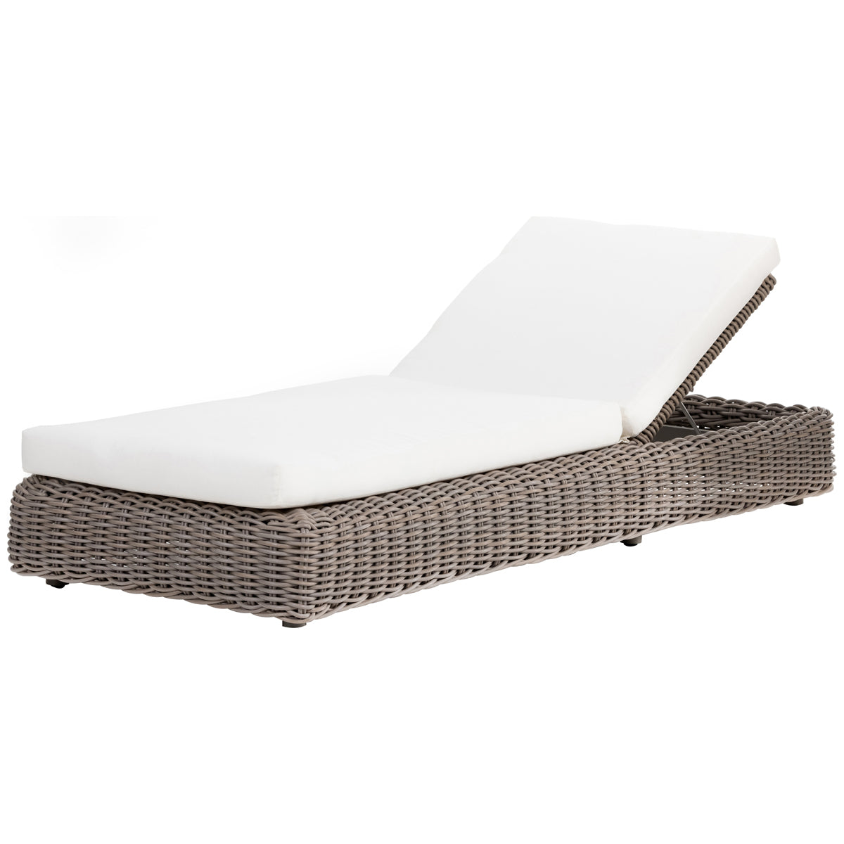 Four Hands Solano Como Outdoor Chaise - Natural Woven