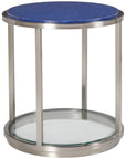 Artistica Home Signature Designs Ultramarine Round End Table 2288-953