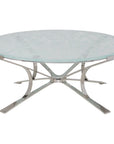 Artistica Home Signature Designs Snowscape Round Cocktail Table