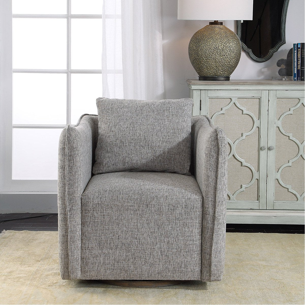 Uttermost Corben Swivel Chair