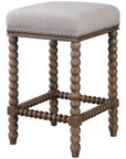 Uttermost Pryce Wooden Counter Stool