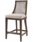 Uttermost Purcell Leather Counter Stool