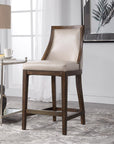 Uttermost Purcell Leather Counter Stool