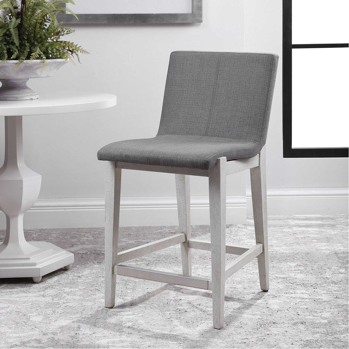 Uttermost Brazos Gray Counter Stool