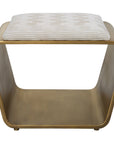 Uttermost Hoop Small Gold Bench