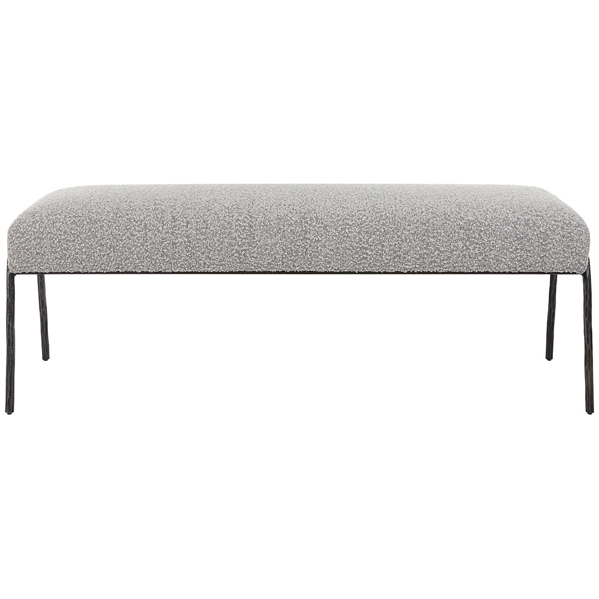 Uttermost Jacobsen Modern Gray Bench