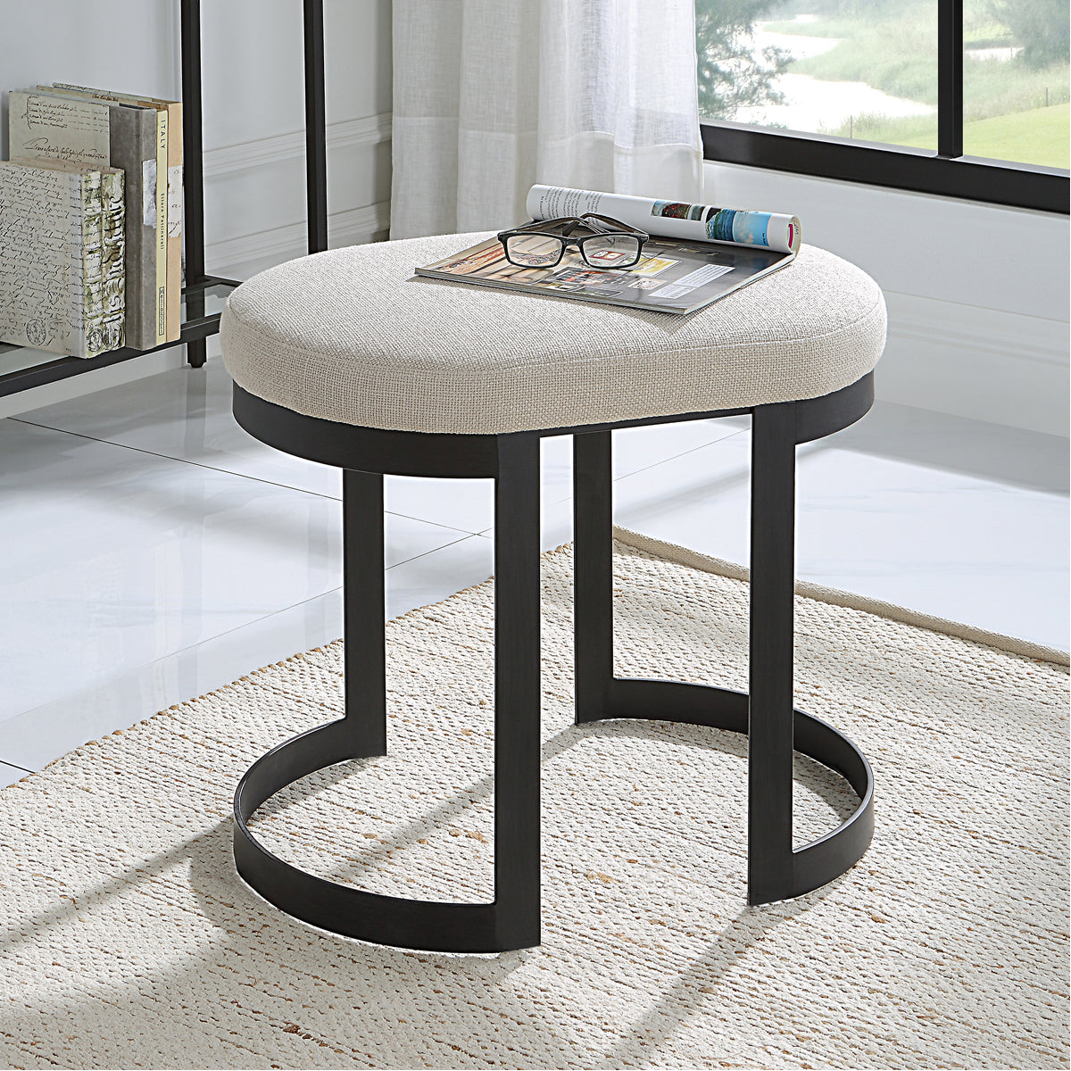 Uttermost Infinity Accent Stool