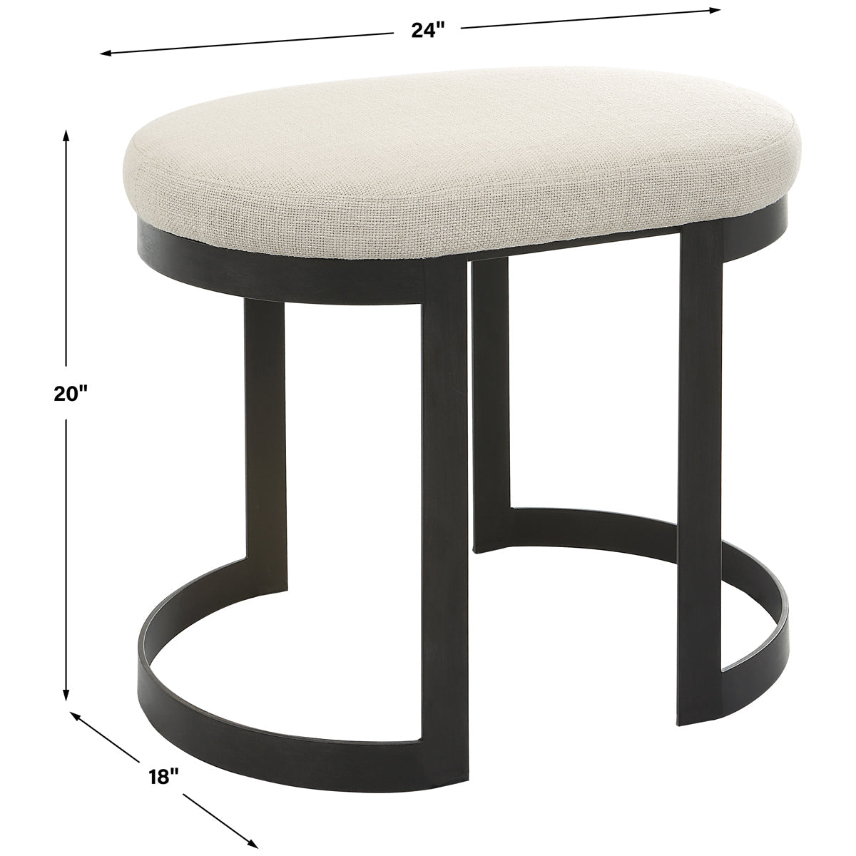 Uttermost Infinity Accent Stool