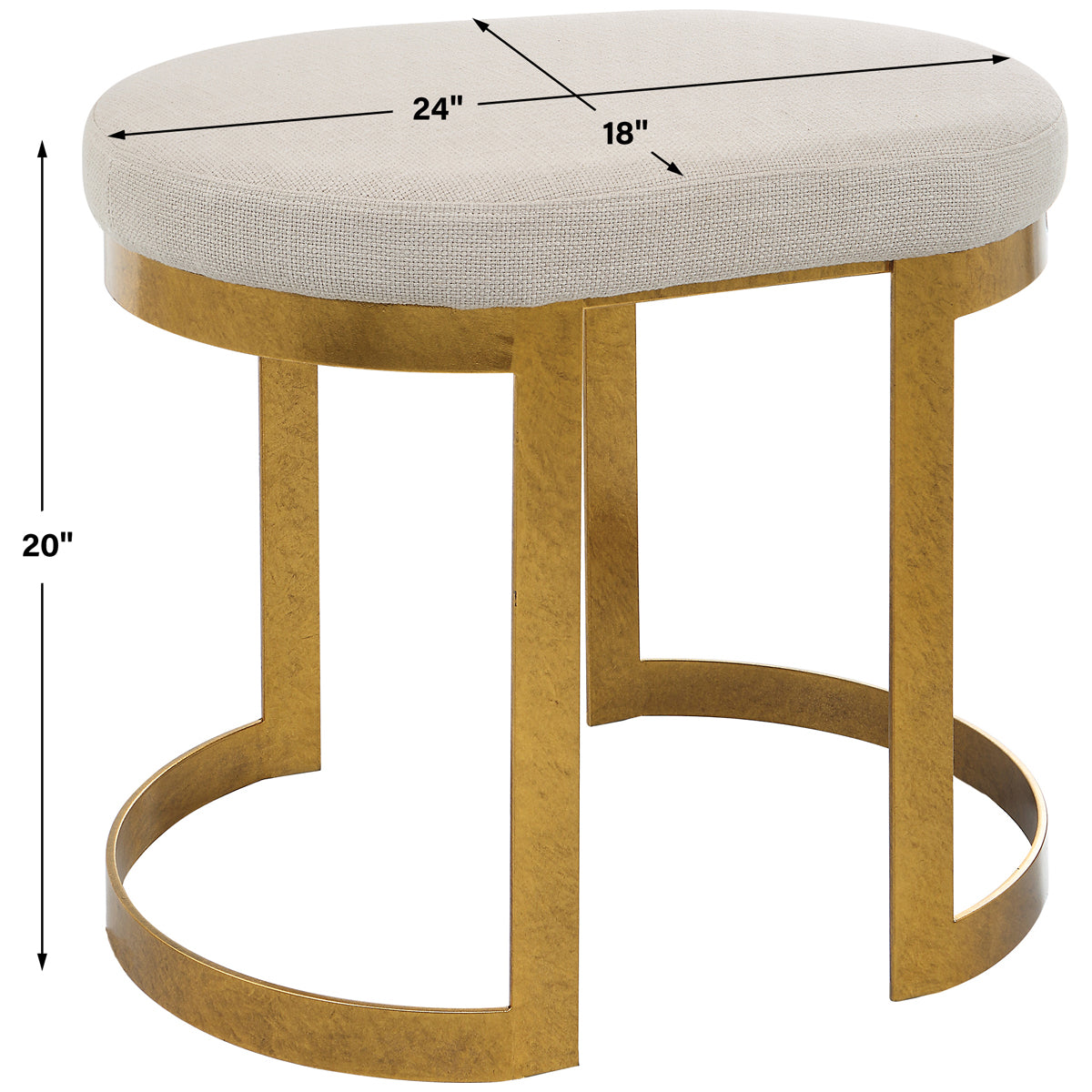 Uttermost Infinity Accent Stool