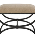 Uttermost Hacienda Plush Latte Small Bench