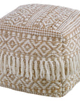 Uttermost Boheme Wool and Hemp Pouf