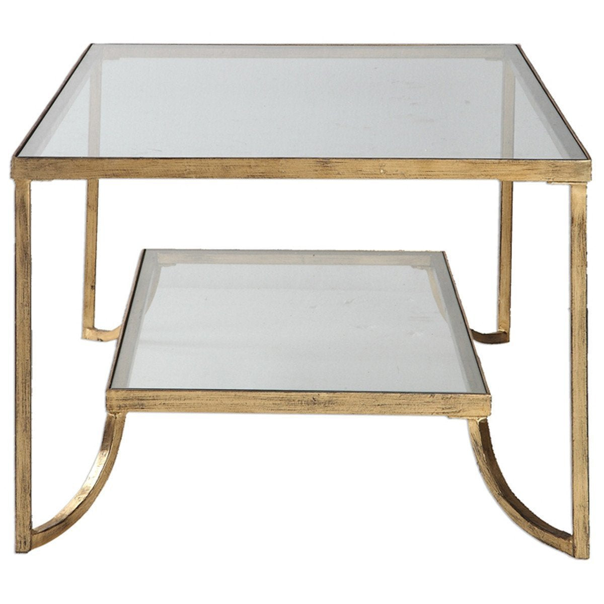 Uttermost Katina Gold Leaf Coffee Table