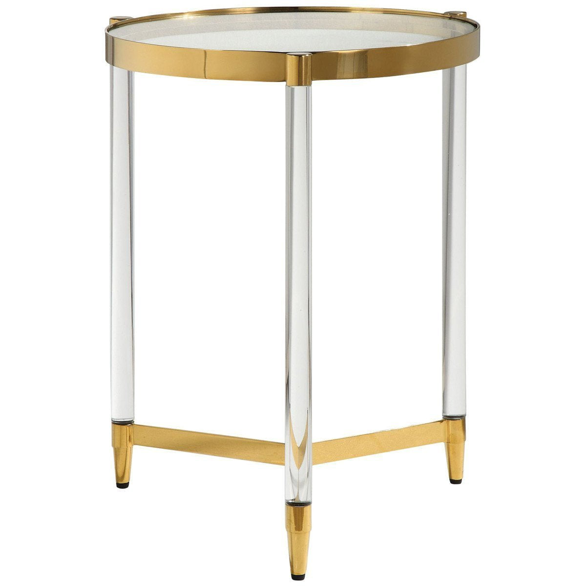 Uttermost Kellen Glass Accent Table