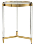 Uttermost Kellen Glass Accent Table