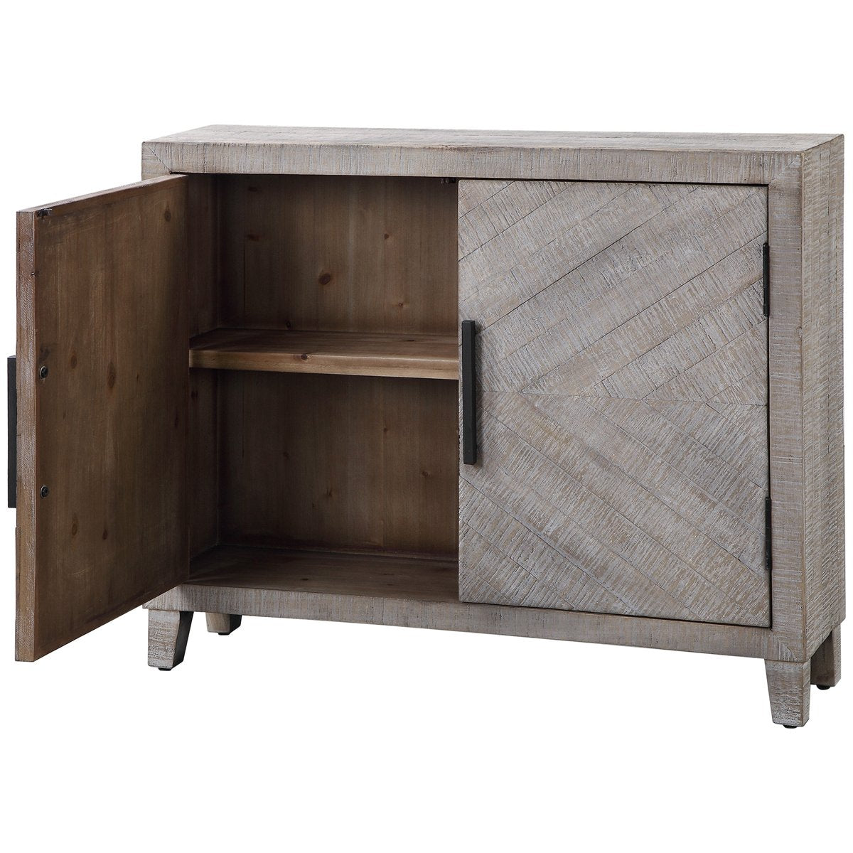 Uttermost Adalind White Washed Accent Cabinet