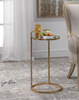 Uttermost Cailin Gold Accent Table