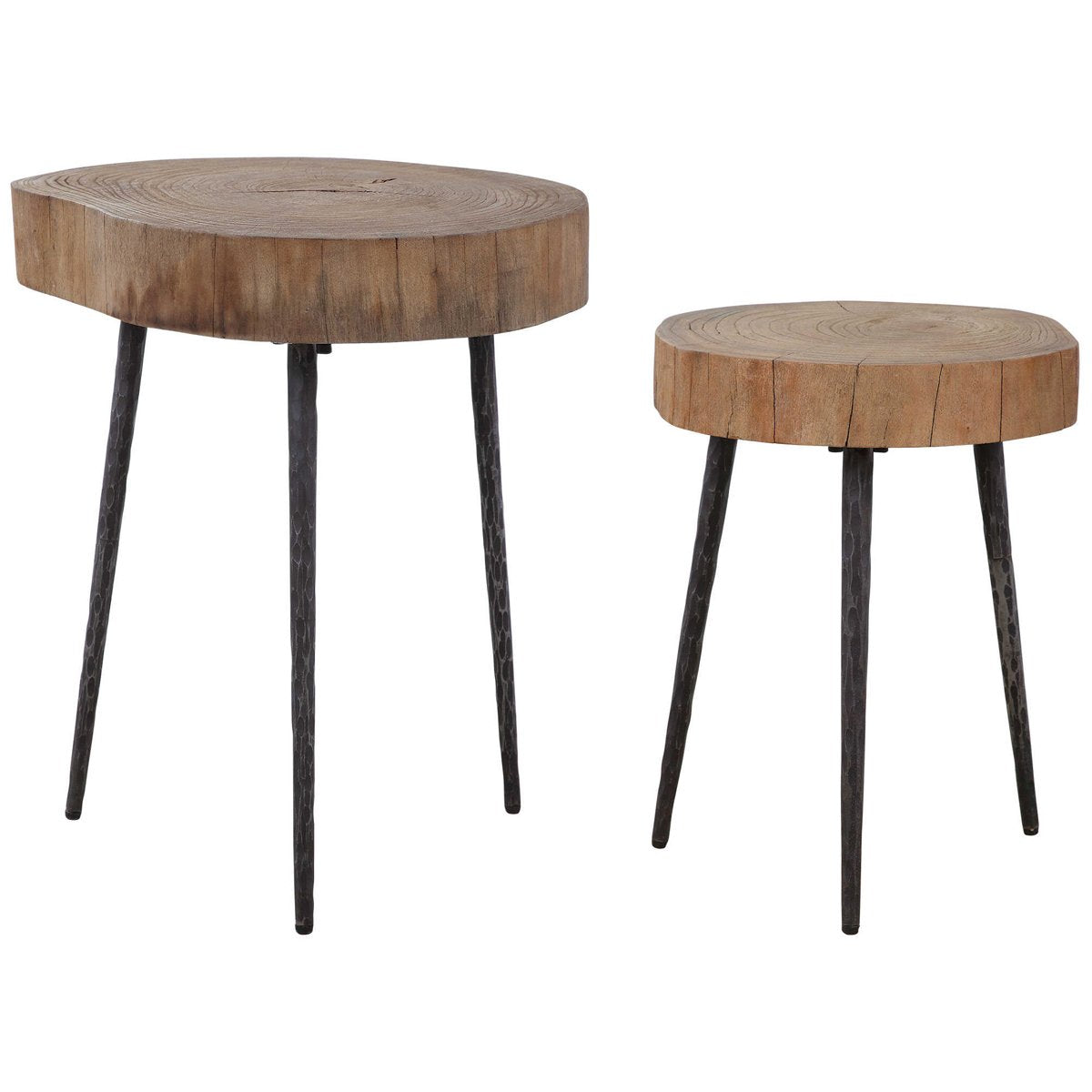 Uttermost Samba Wood Nesting Tables, 2-Piece Set