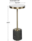 Uttermost Laurier Mirrored Accent Table