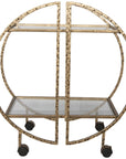 Uttermost Zelina Gold Bar Cart