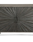 Uttermost Shield Gray Oak 2-Door Cabinet