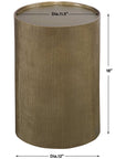 Uttermost Adrina Drum Accent Table