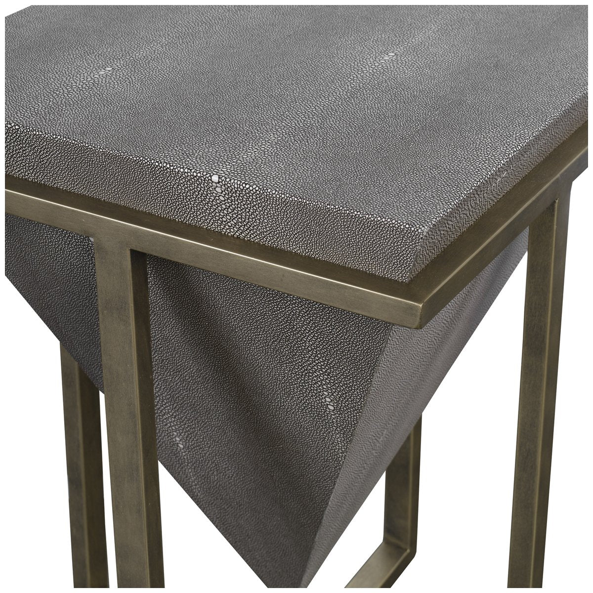 Uttermost Bertrand Shagreen Accent Table