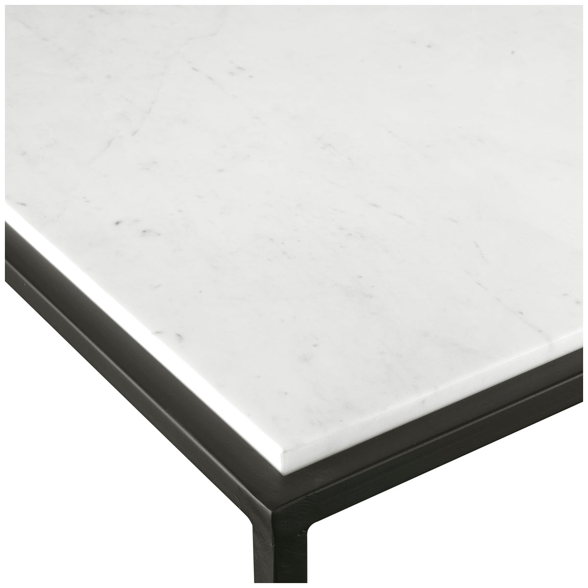 Uttermost Vola Modern White Marble Coffee Table