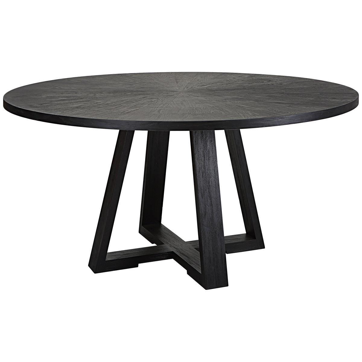 Uttermost Gidran Round Black Dining Table