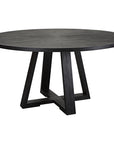 Uttermost Gidran Round Black Dining Table