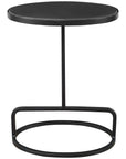 Uttermost Jessenia Black Marble Accent Table