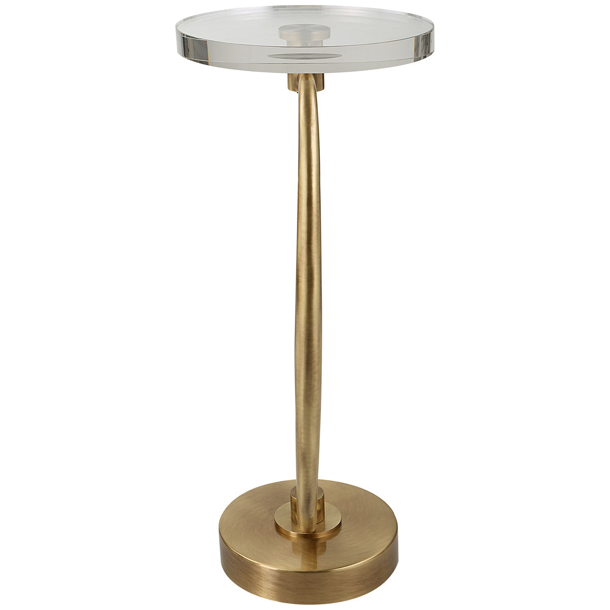 Uttermost Waveney Brass Drink Table