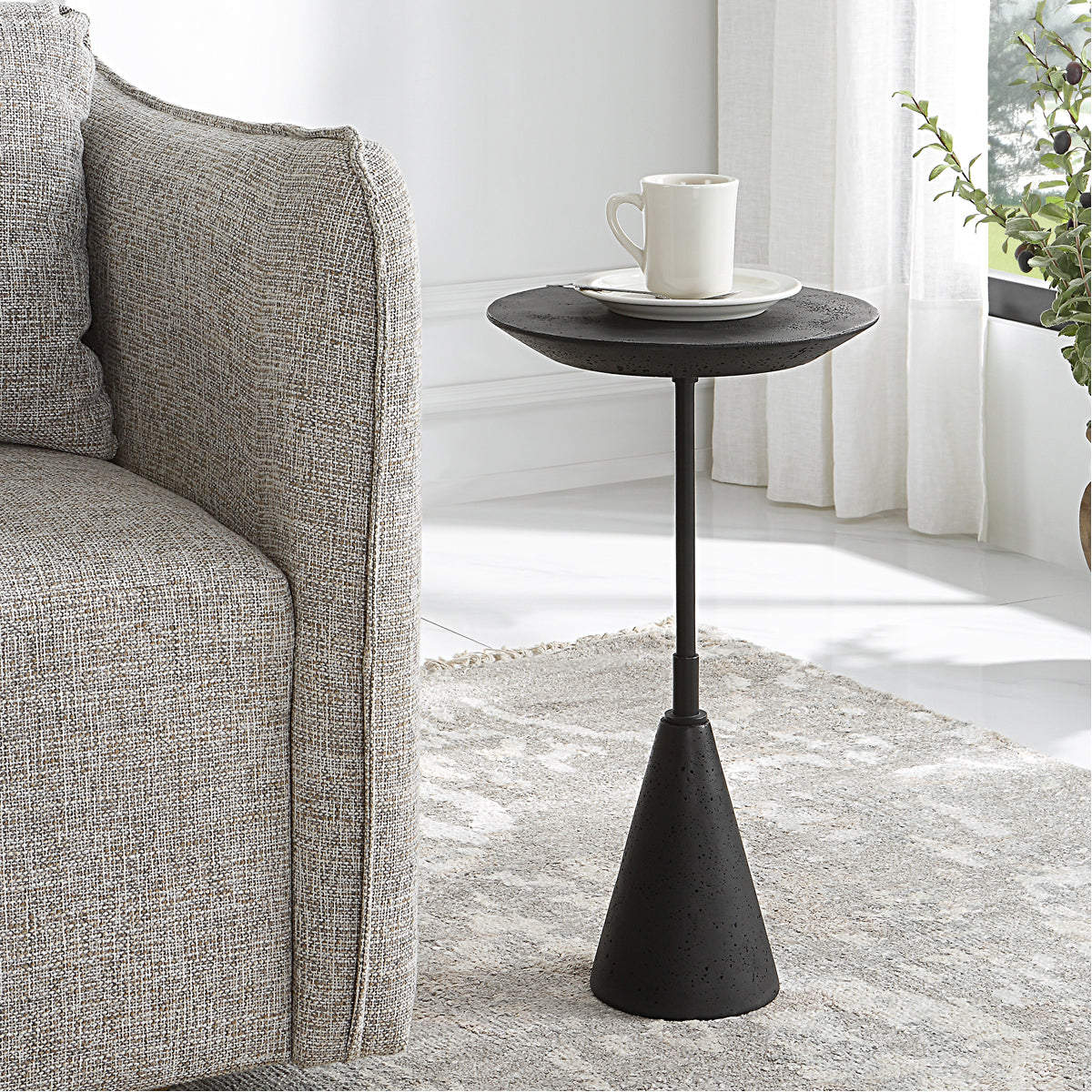 Uttermost Midnight Accent Table