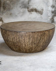 Uttermost Lark Round Wood Coffee Table