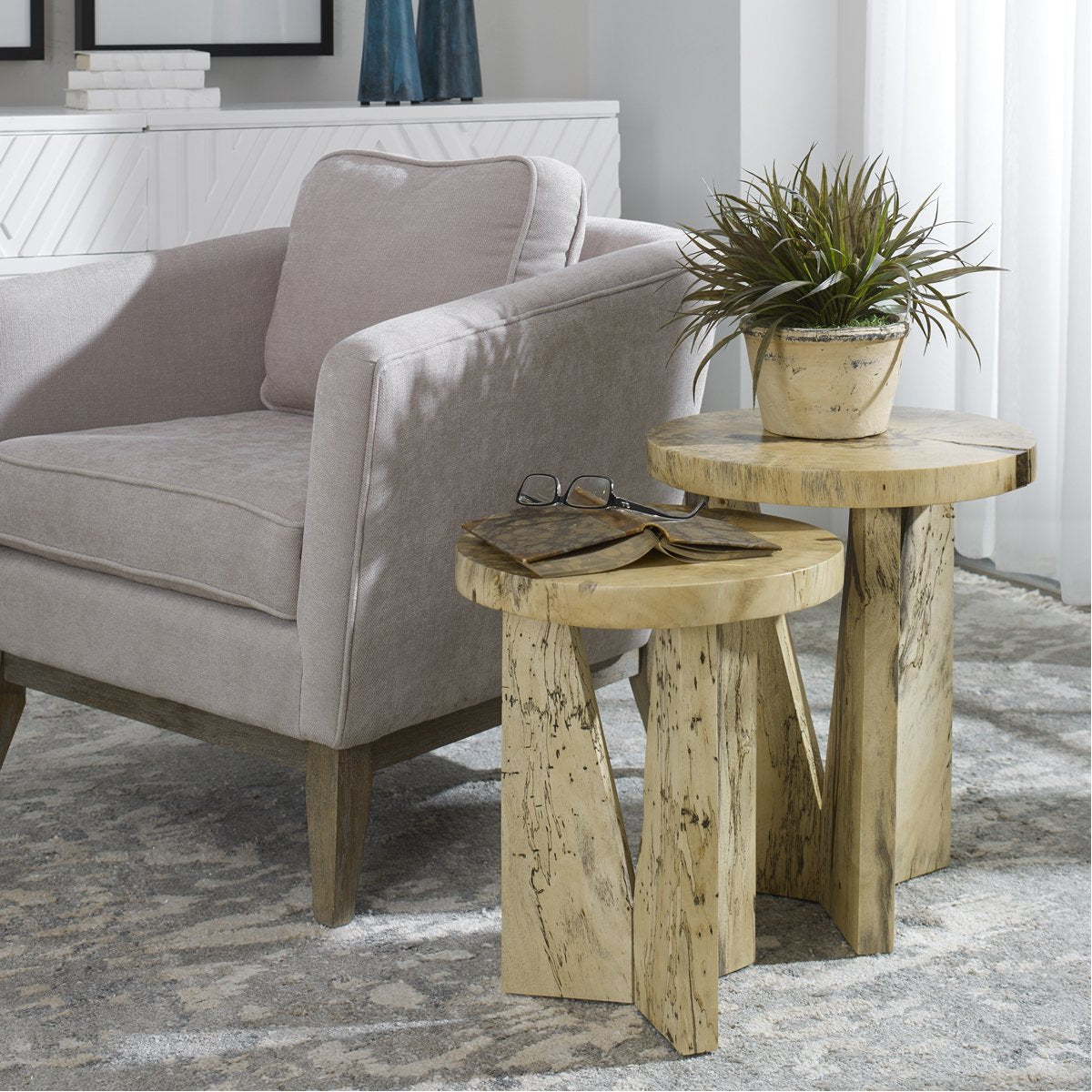 Uttermost Nadette Nesting Tables, 2-Piece Set