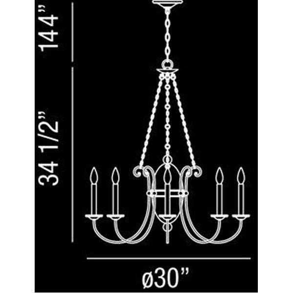 Eurofase Albero 8-Light Chandelier