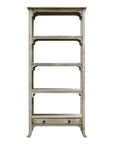 Uttermost Bridgely Aged White Etagere