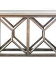 Uttermost Catali Ivory Stone Console Table