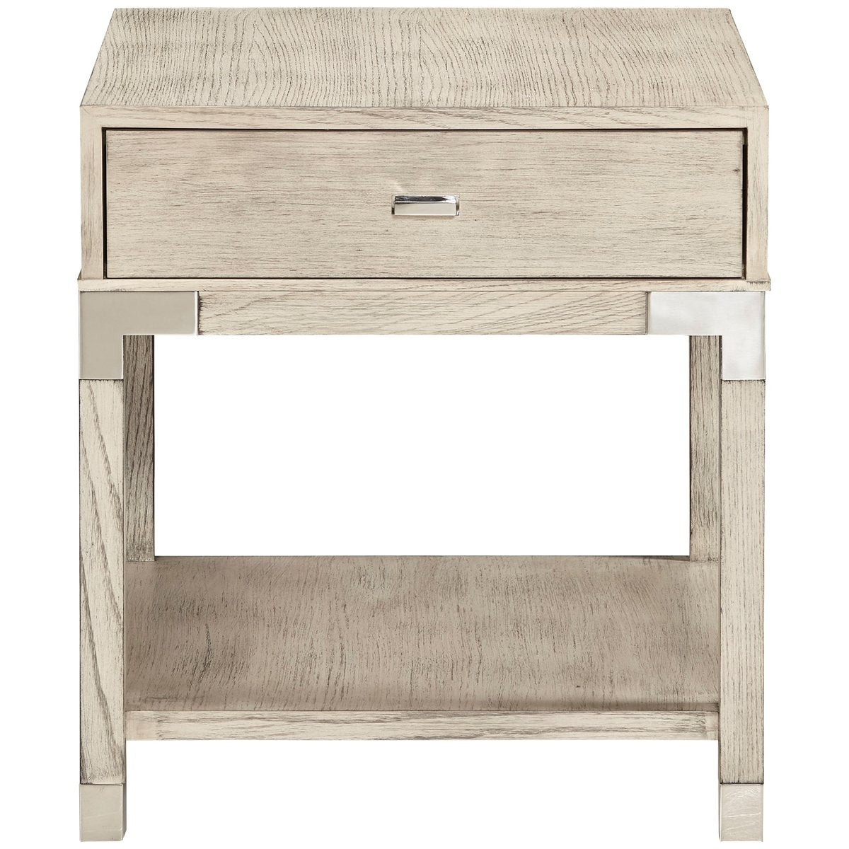 Hickory White Trellis Sawyer End Table