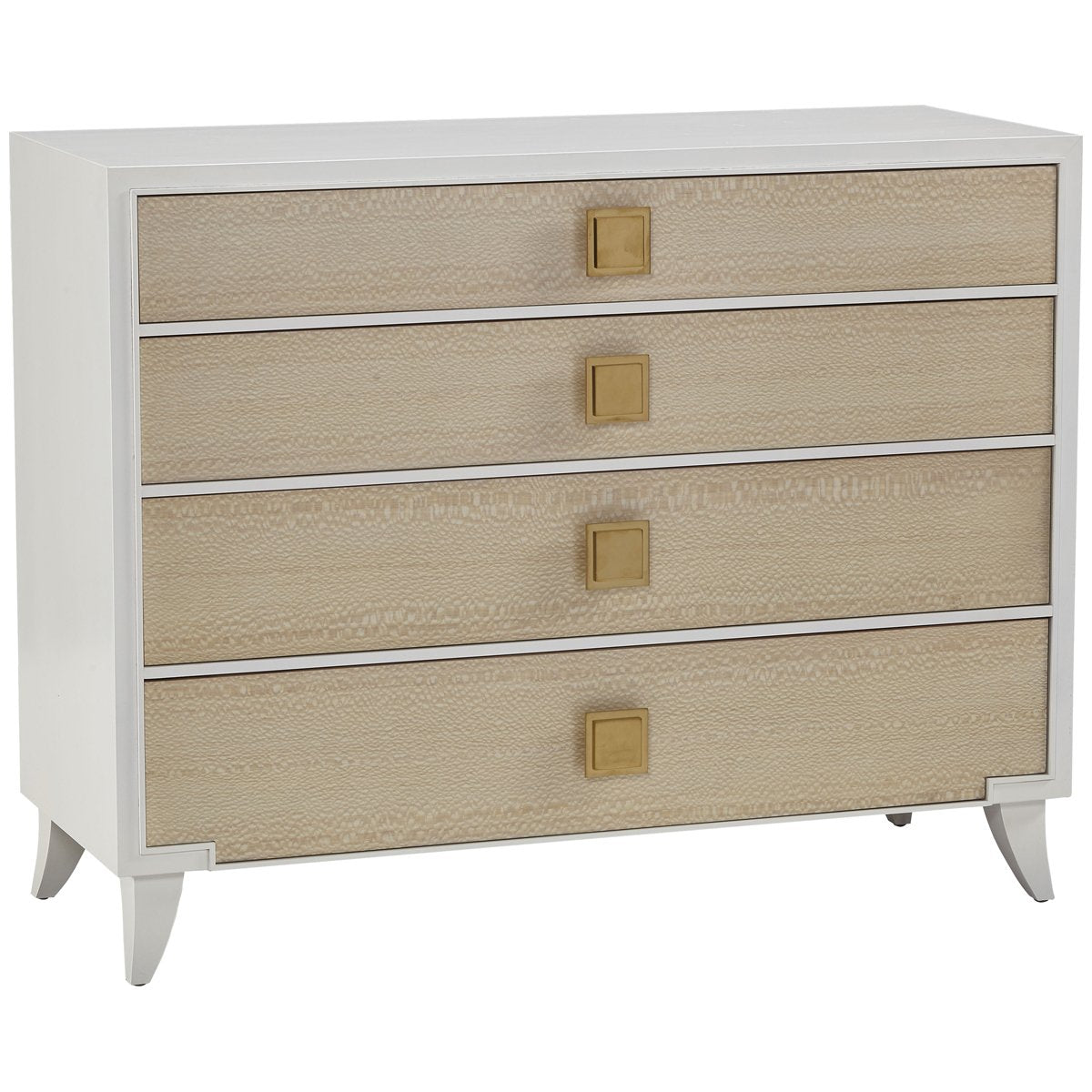 Hickory White Trellis Huck Chest